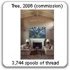 "Tree," 2006, by Devorah Sperber, NYC, commissioned for a private residence, Belvedere, CA
