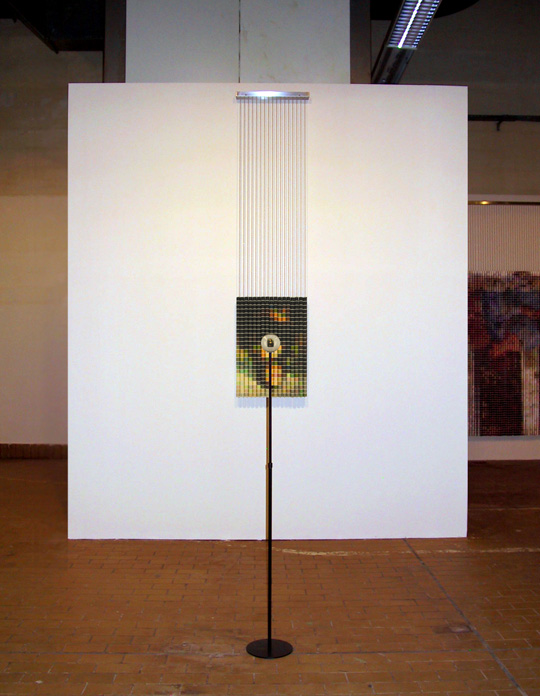 After The Mona Lisa 1, 2005 by Devorah Sperber, 26th Ljubljana Print Biennale, 2005, curated by Marilyn Kushner, Brooklyn Museum of Art