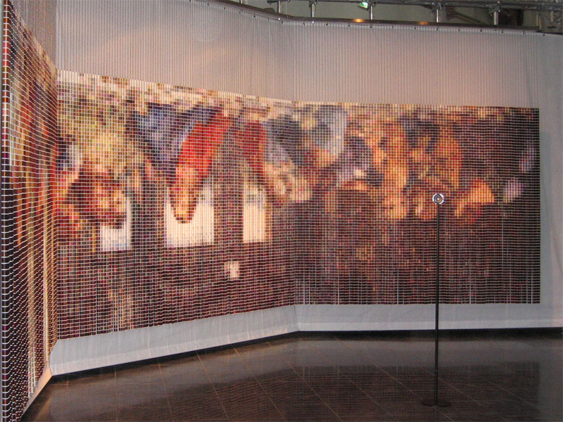 After The Last Supper" by Devorah Sperber, Exhibition: Rock My Religion, Oda Park,  Venray, The Netherlands, 2007
