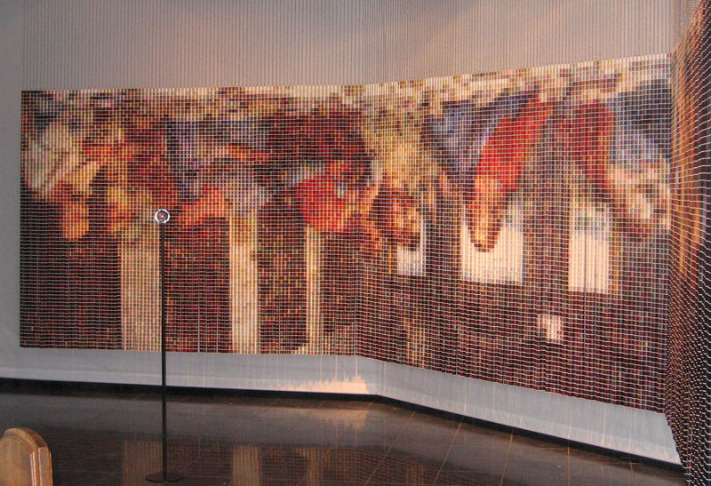 "After The Last Supper" by Devorah Sperber, Exhibition: Rock My Religion, Oda Park,  Venray, The Netherlands, 2007