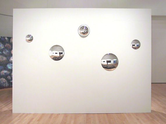 Shag Rug Series (After Pollock), 2002, by Devorah Sperber, Installation View from Solo Exhibition at John Michael Kohler Art Center, 2003