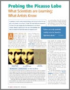 "Probing the Picasso Lobe: Visual Art and the Brain," Featuring Cover Photo of Work by Devorah Sperber and Article,  The New York Academy of Sciences Magazine, March/April 2006