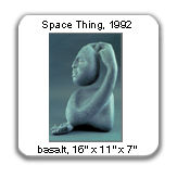 Space Thing, basalt, 1992