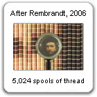 "After Rembrandt," Eye-Centered Portrait Series, by New York Artist, Devorah Sperber, 2006