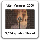 "After Vermeer," Eye-Centered Portrait Series, by New York Artist, Devorah Sperber, 2006