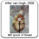 After van Gogh (Self-Portrait), 2008, by Devorah Sperber,  New York City