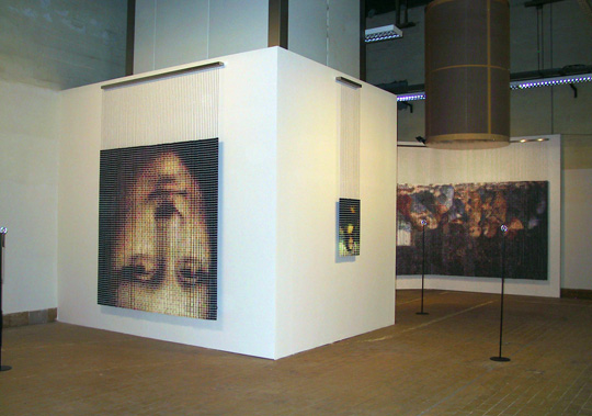 Installation by Devorah Sperber, 26th Ljubljana Print Biennale, 2005, curated by Marilyn Kushner, Brooklyn Museum of Art