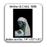 The Mother and Child, 1989, italian occhio